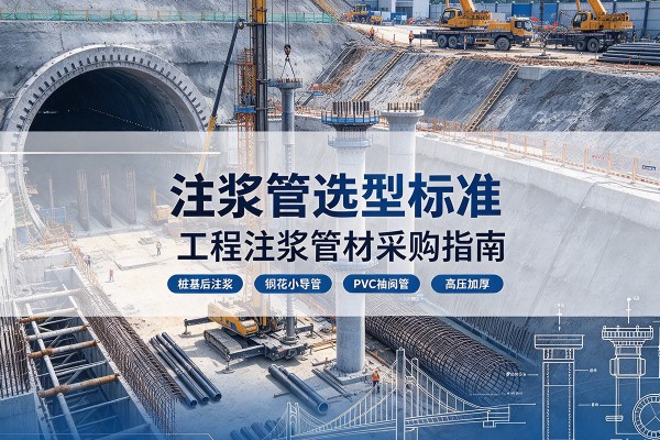 南召注浆管选型标准