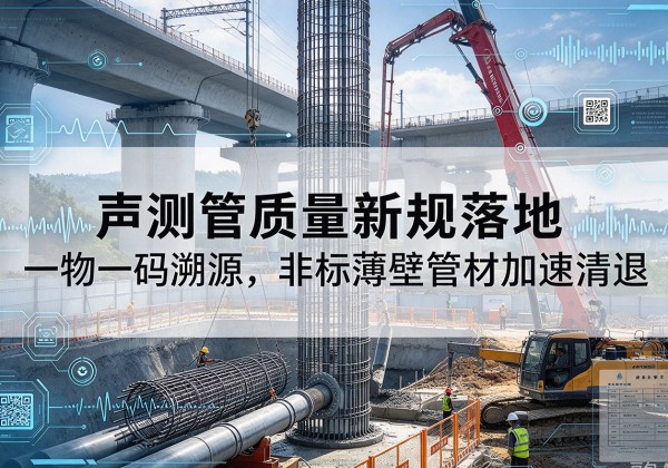 南召声测管质量新规落地，一物一码溯源，非标薄壁管材加速清退